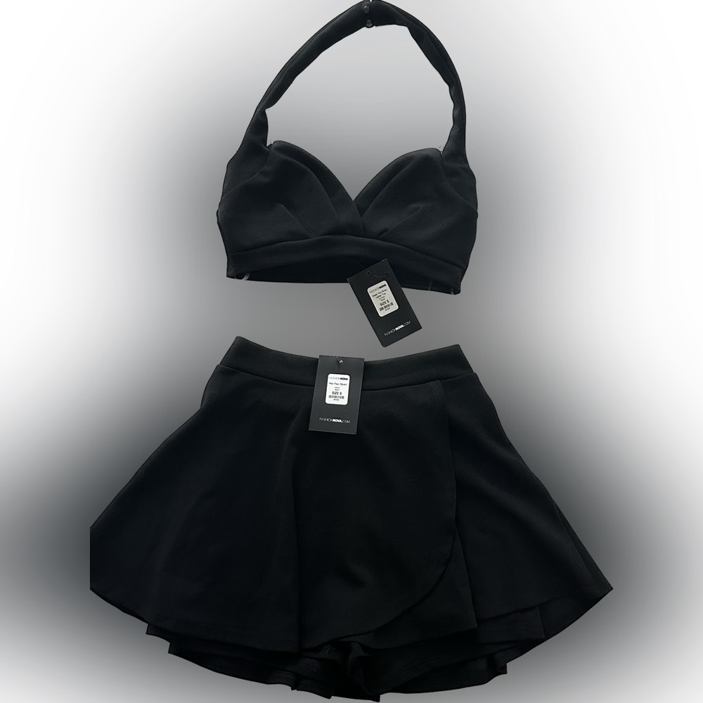 Fashion Nova Halter top and skort set NWT Size S